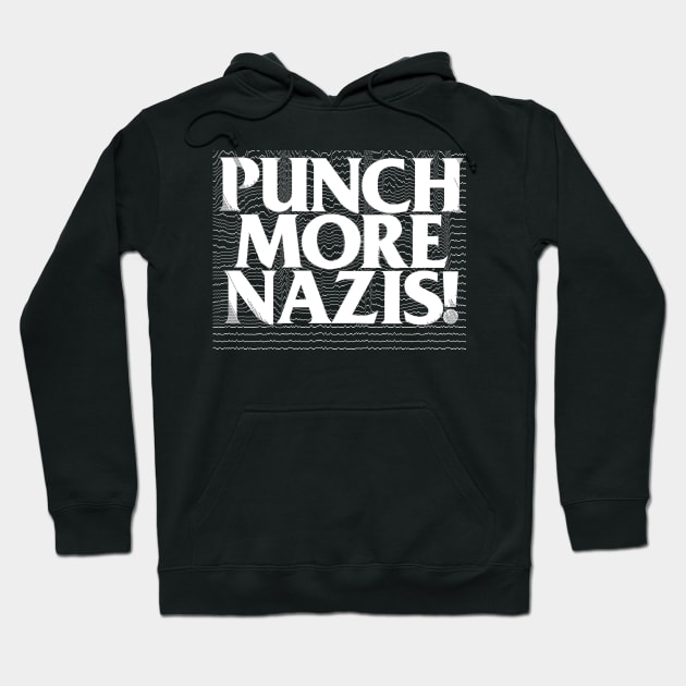 punch More Nazis #3 - Statement Design Hoodie by DankFutura